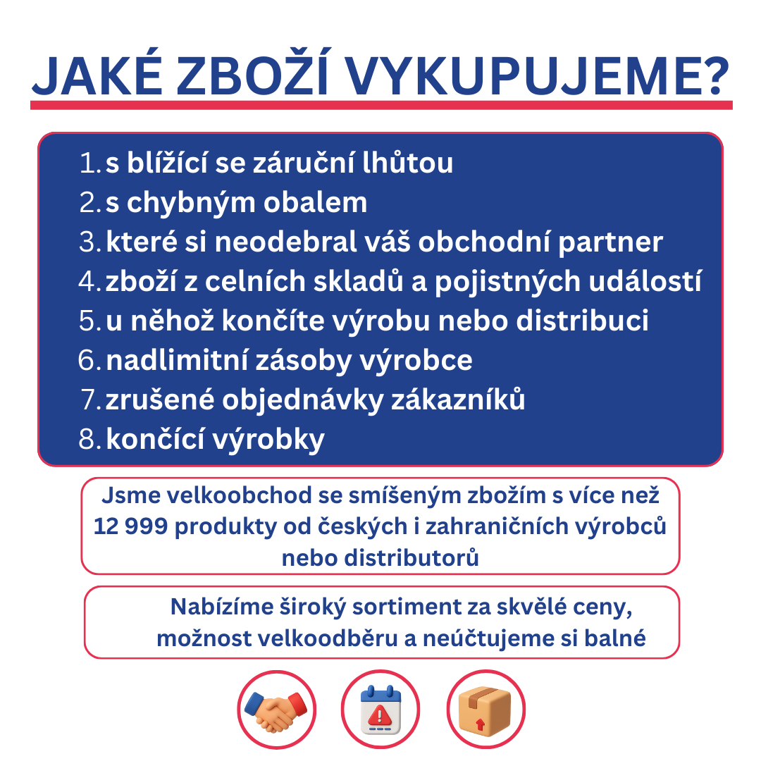 Jaké zboží vykupujeme?